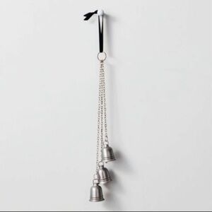 Hearth & Hand 3 Bells Holiday Swag Silver NWT